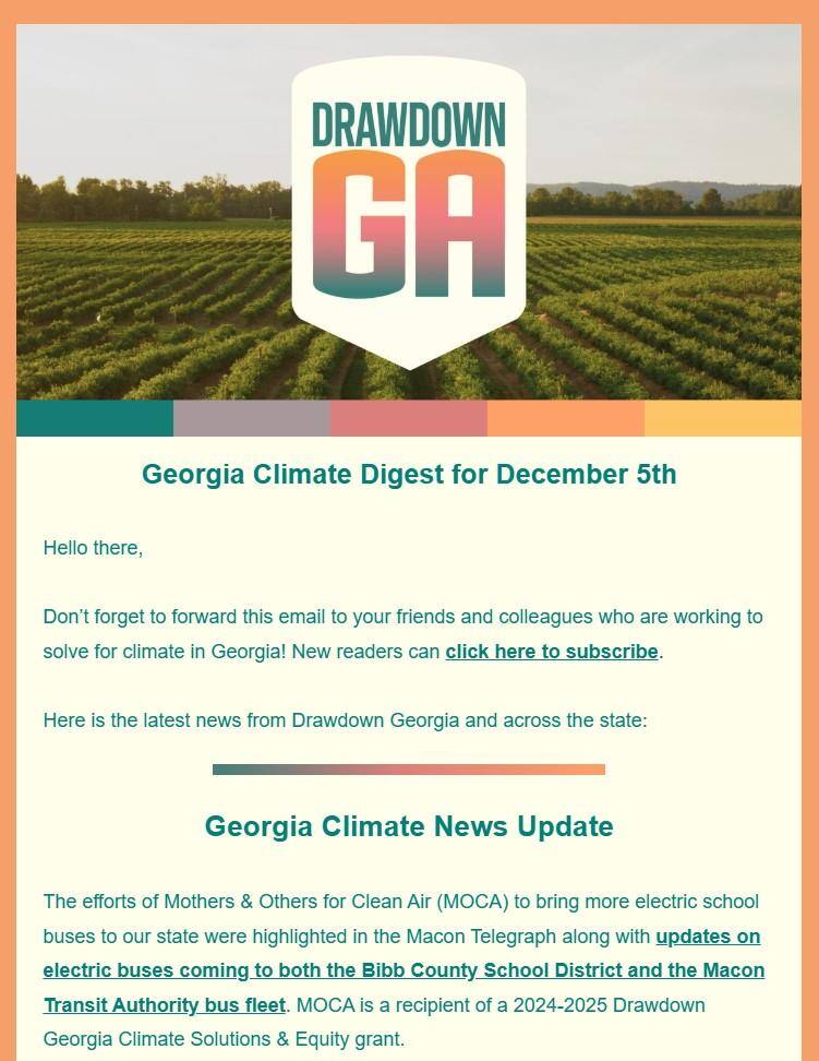 Georgia Climate Digest preview image